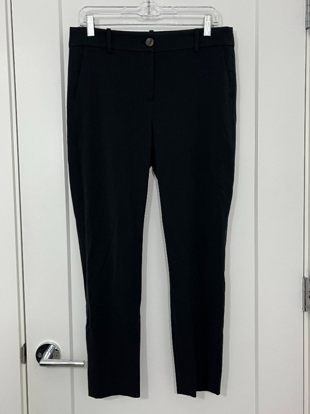J.Crew Size 8 Black Tailored Ankle Trousers